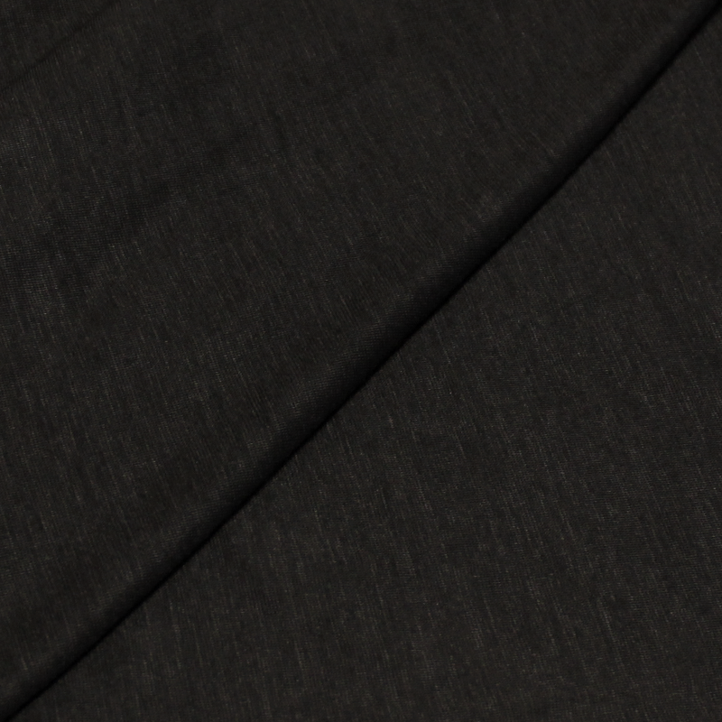 Jersey 100% coton extra fin - Noir