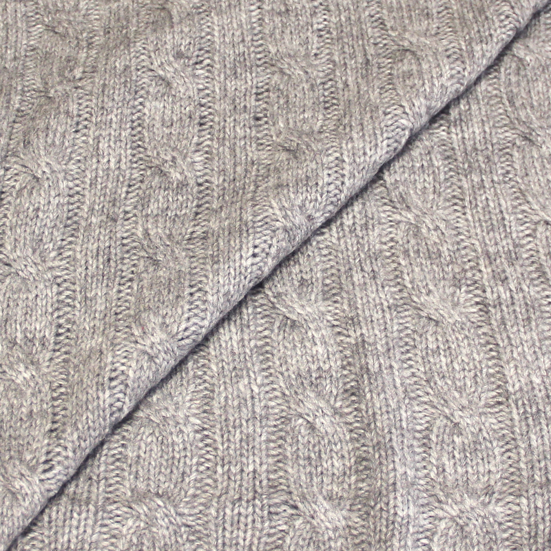 Tricot laine & acrylique - Gris