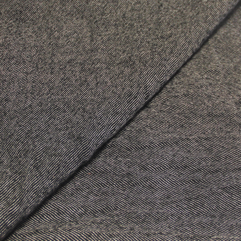 Tweed 100% laine sergé - Noir & blanc