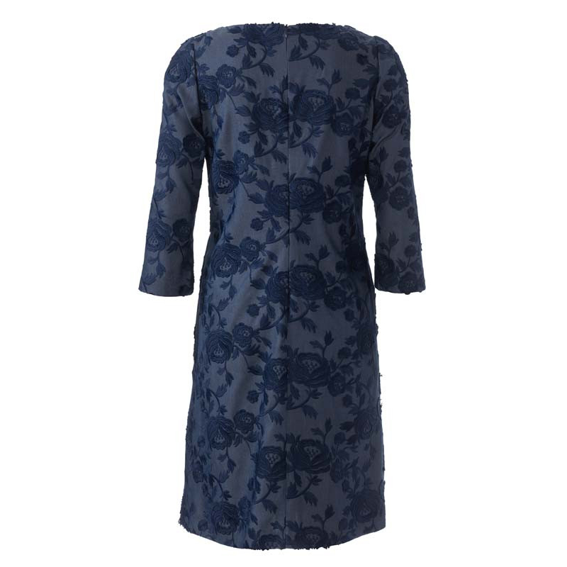 Patron Burda 6149 - Robe encolure dégagée arrondie manches