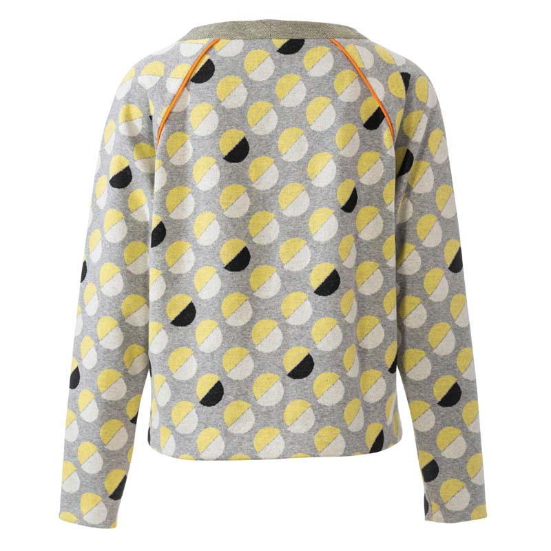 Patron Burda 6151 - Sweater à manches raglan orné de boutons ou d'un passepoi