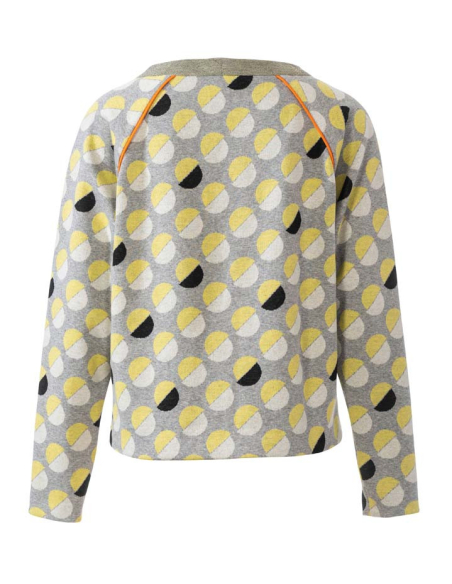 Patron Burda 6151 - Sweater à manches raglan orné de boutons ou d'un passepoi