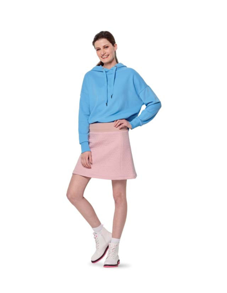 Patron Burda 6154 - Jupe légèrement évasée ceinture extensible