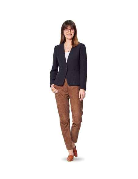Patron Burda 6160 - Veste blazer encolure en V