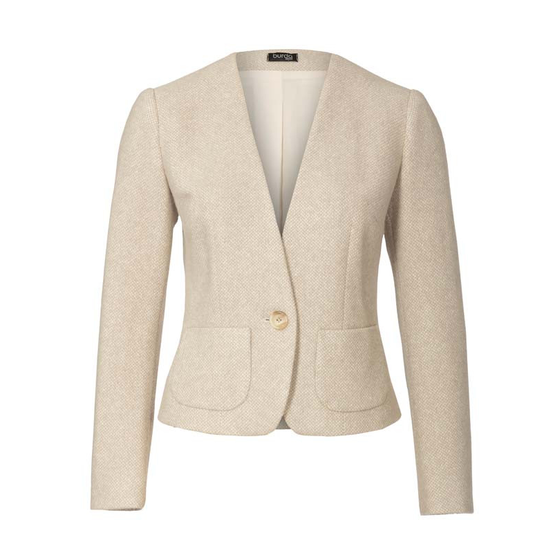Patron Burda 6160 - Veste blazer encolure en V