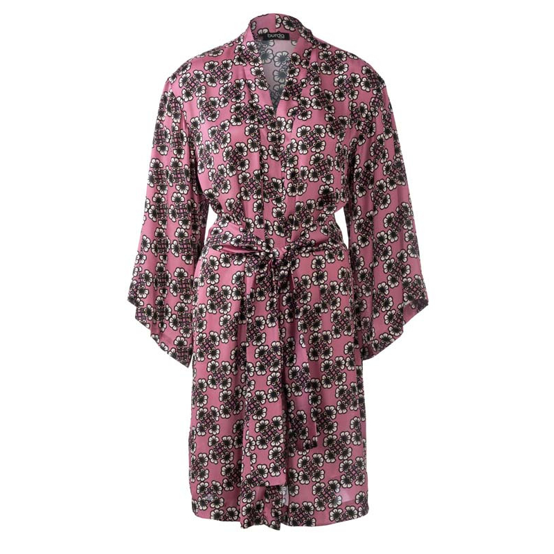 Patron Burda 6161 - Kimono peignoir