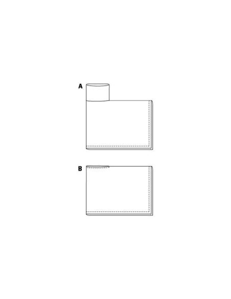 Patron Burda 6175 - Cape rectangulaire à col roulé