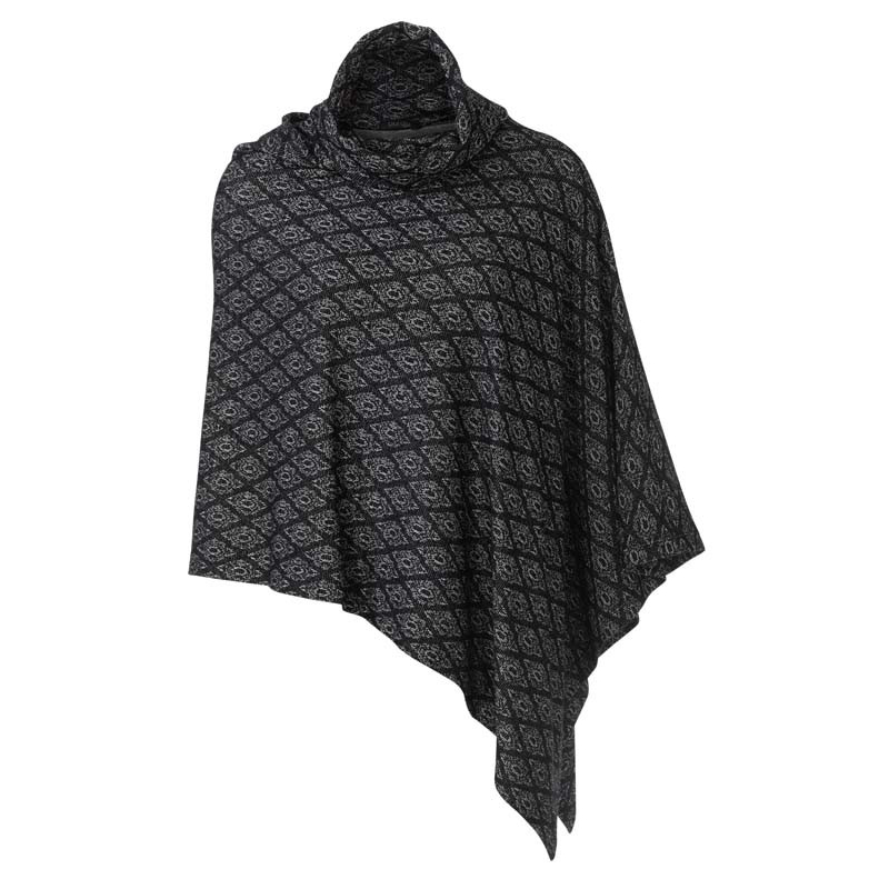 Patron Burda 6175 - Cape rectangulaire à col roulé