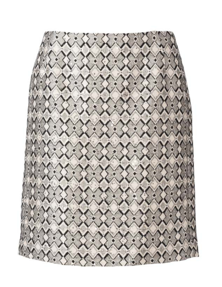 Patron Burda 6181 - Jupe forme légèrement évasée coutures de découpe latérales