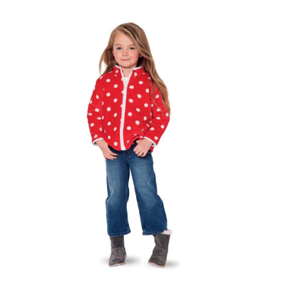 Patron Burda 9290 - Veste gilet avec fermeture à glissière bords gansés 2