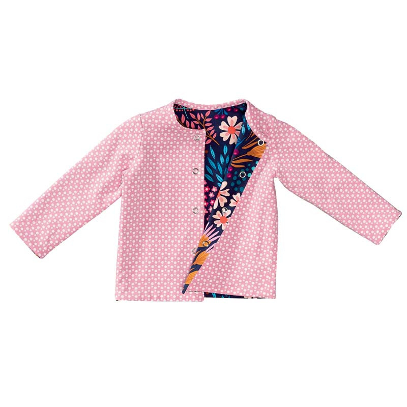 Patron Burda 9293 - Ensemble bébé Veste & pantalon réversibles