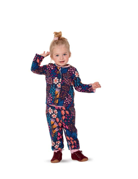 Patron Burda 9293 - Ensemble bébé Veste & pantalon réversibles