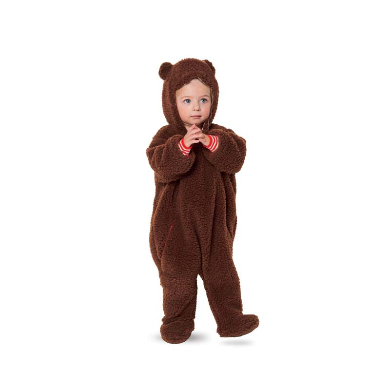 Patron Burda 9294 - Combinaison bébé zippée capuche