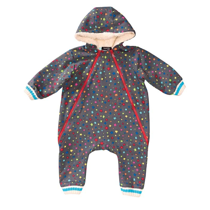 Patron Burda 9294 - Combinaison bébé zippée capuche