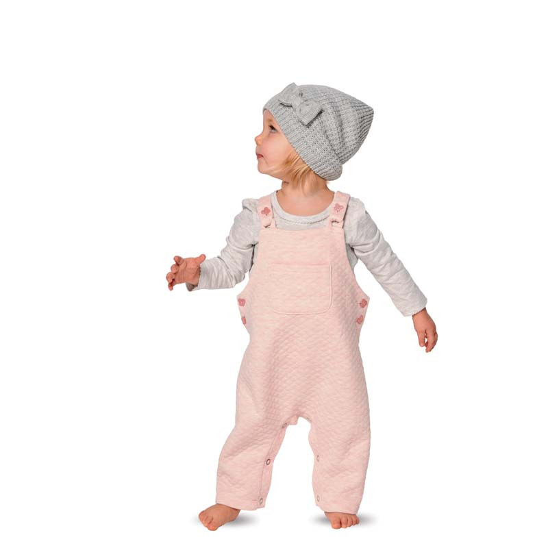 Patron Burda 9295 - Salopette bébé short à bretelles