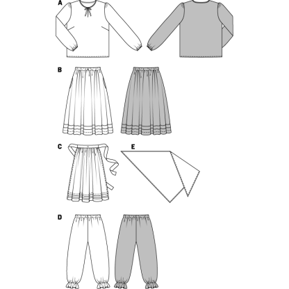 Patron Burda Carnaval 2366 - Déguisement Sorcière Adulte Mixte 2