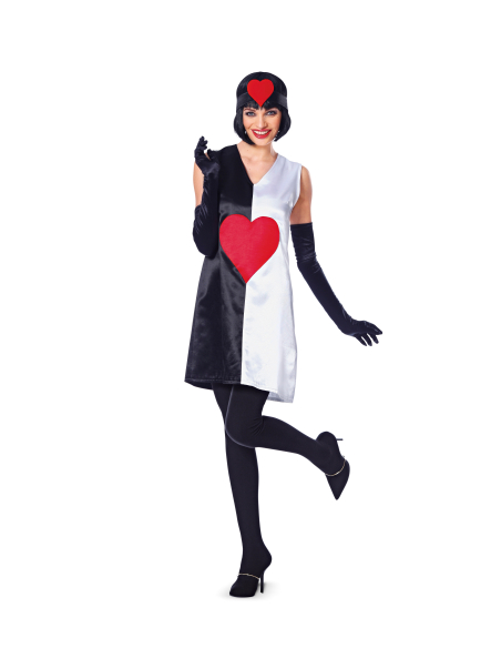 Patron Burda Carnaval 2383 - Déguisement Carte à jouer Femme