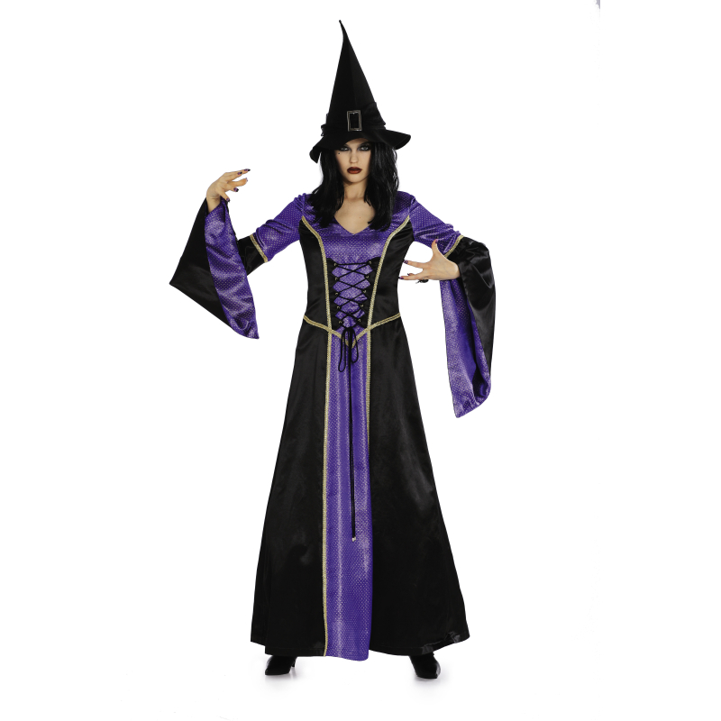 Patron Burda Carnaval 2405 Deguisement Robe Moyen age sorciere ou voyante Femme