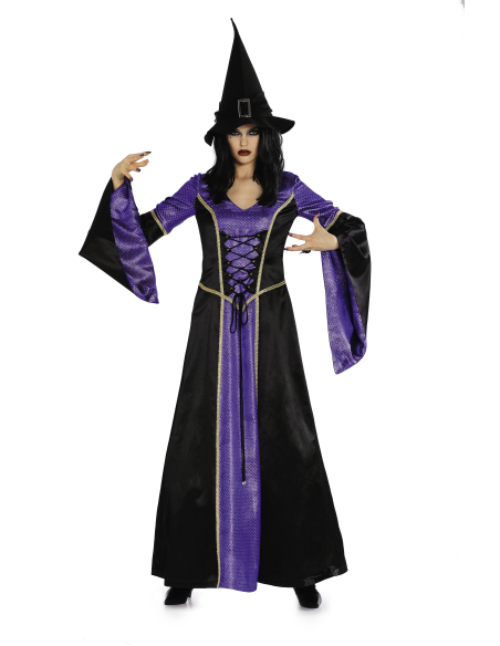 Patron Burda Carnaval 2405 - Déguisement Robe Moyen - âge, sorcière ou voyante Femme