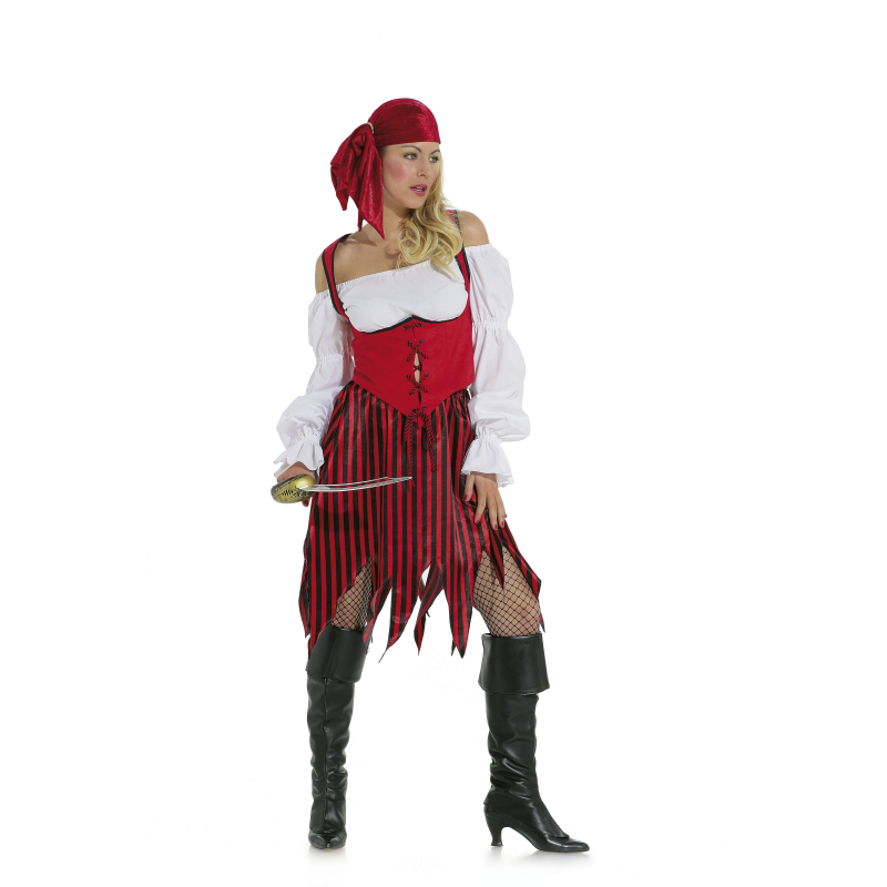 Patron Burda Carnaval 2422 - Déguisement Pirate Femme
