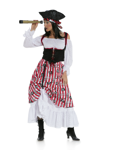 Patron Burda Carnaval 2422 - Déguisement Pirate Femme