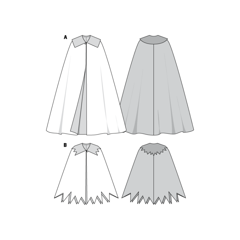 Patron Burda Carnaval 2435 - Déguisement Dracula, diablotine Adulte Mixte