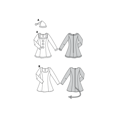 Patron Burda Carnaval 2464 - Déguisement Mère Noël, Diablesse, Infirmière Femme 2