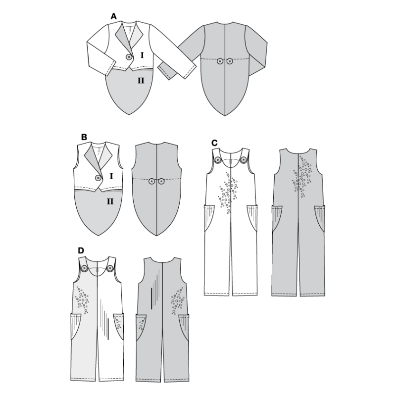 Patron Burda Carnaval 2477 - Déguisement Clown Adulte Mixte