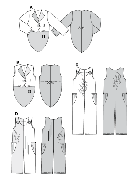 Patron Burda Carnaval 2477 - Déguisement Clown Adulte Mixte