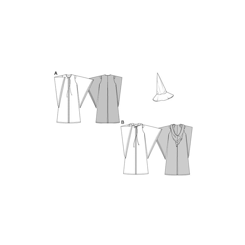 Patron Burda Carnaval 2483 - Déguisement Magicien et Enchanteur Homme