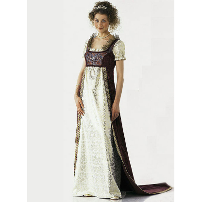 Patron Burda Carnaval 2493 - Déguisement Historique Joséphine Femme 2