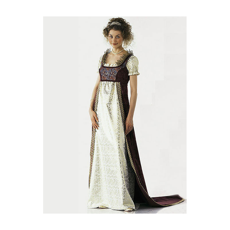 Patron Burda Carnaval 2493 - Déguisement Historique Joséphine Femme