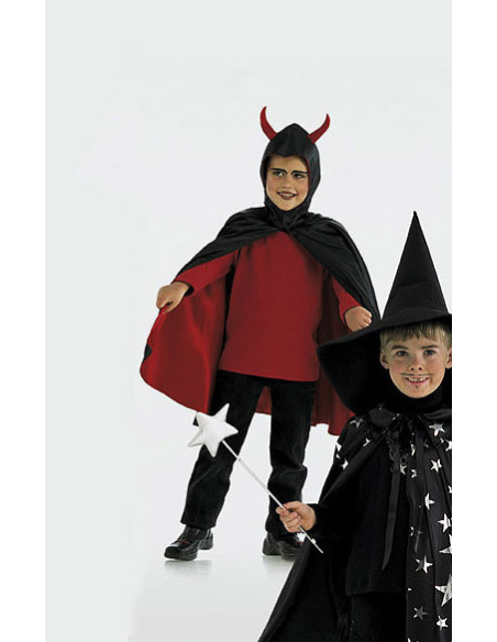 Patron Burda Carnaval 2494 - Déguisement Cape et Chapeau de Magicien, Pirate et Diable enfant
