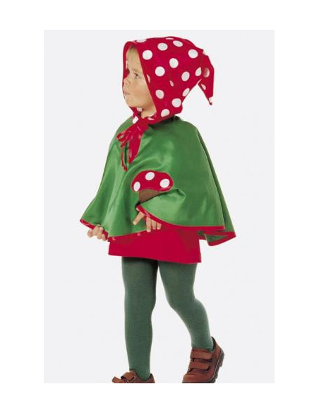 Patron Burda Carnaval 2517 - Déguisement Cape lapin, Coccinelle, Champignon bébé