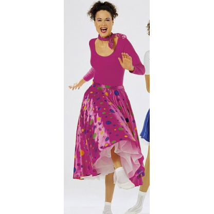 Patron Carnaval Burda 2518 - Déguisement jupe Rock'n Roll Femme 2