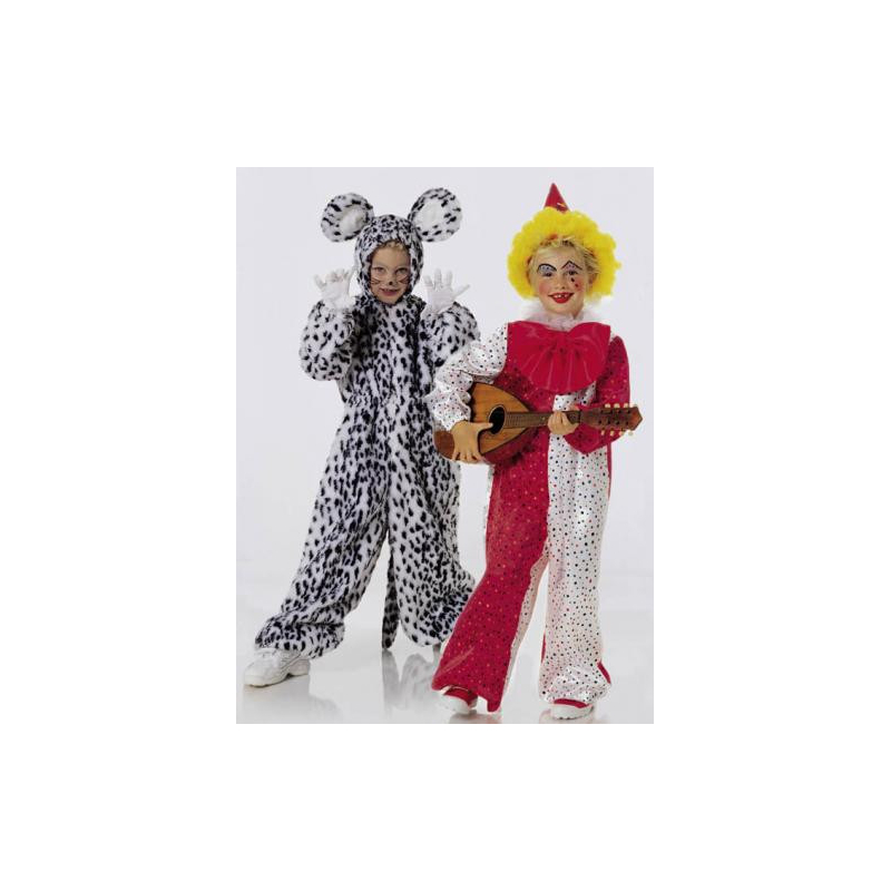 Patron Burda Carnaval 2524 - Déguisement Arlequin et Chat enfant