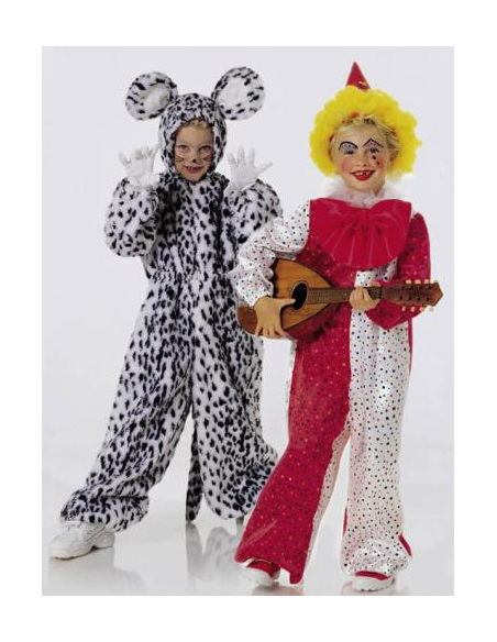Patron Burda Carnaval 2524 - Déguisement Arlequin et Chat enfant