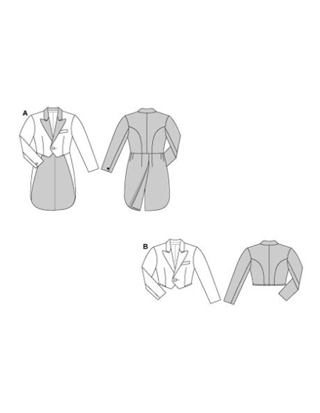 Patron Burda Carnaval 2530 - Déguisement Veste Gentleman & Highlander Homme