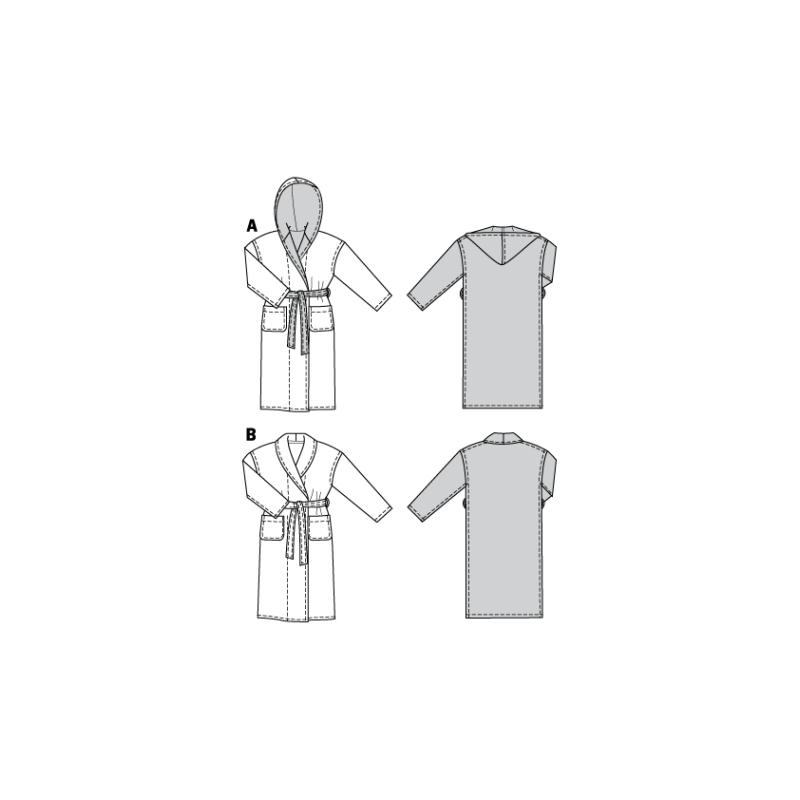 Patron N°2662 Burda kids - Peignoir