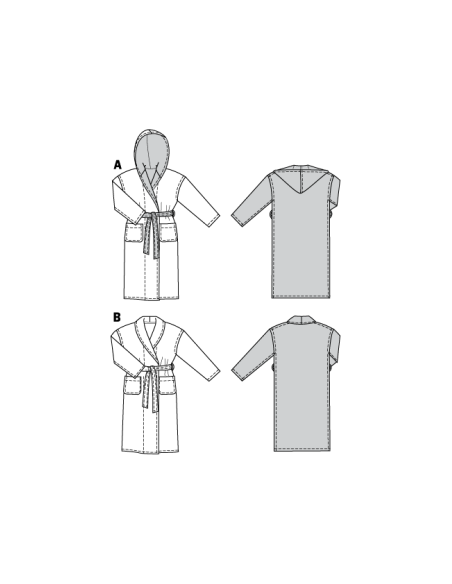 Patron N°2662 Burda kids - Peignoir