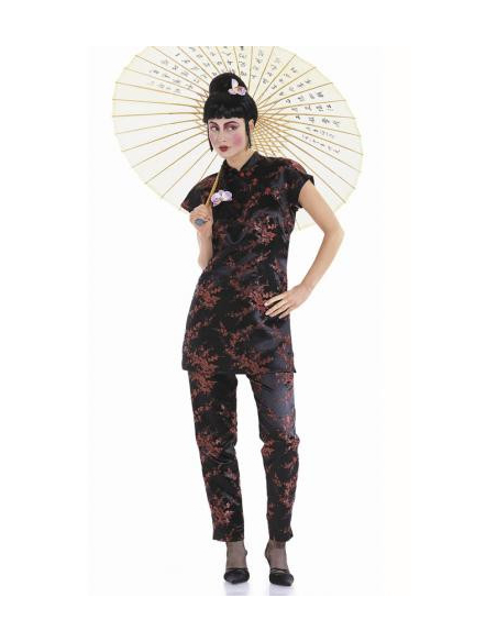 Patron Burda Carnaval 2773 - Déguisement Suzie Wong Femme