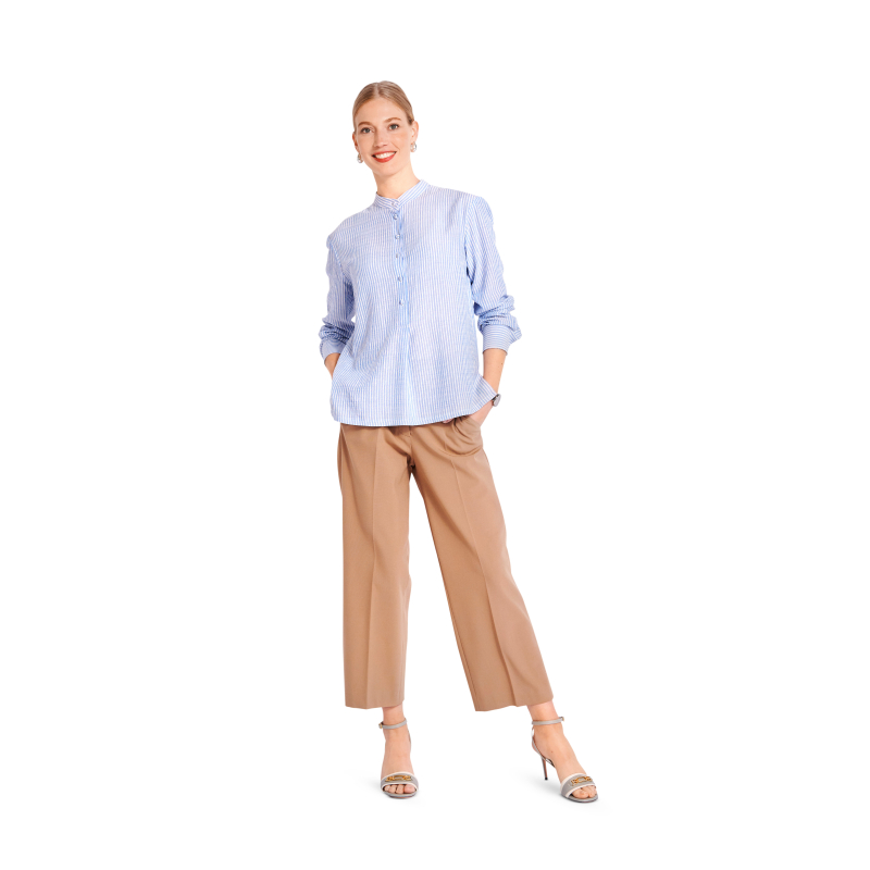 Patron Burda 6001 - Chemisier classique aux détails raffinés