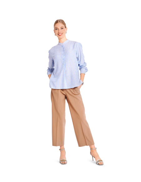 Patron Burda 6001 - Chemisier classique aux détails raffinés