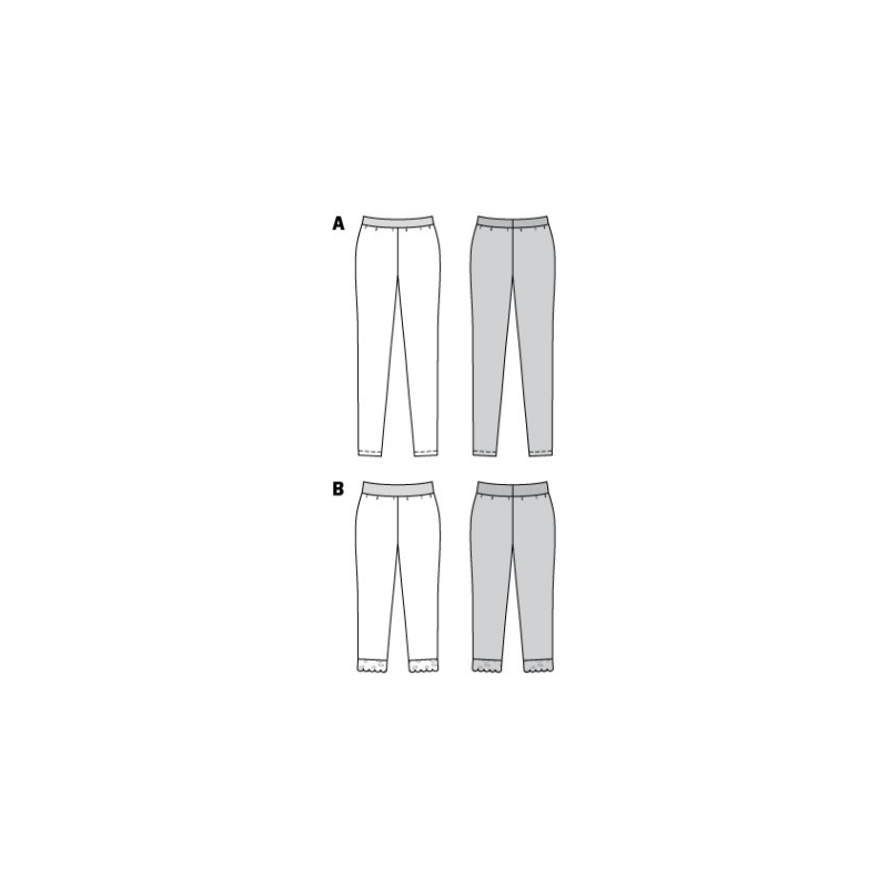 Patron Burda 6011 - Legging sport avec variations de longueurs