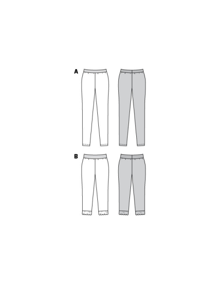 Patron Burda 6011 - Legging sport avec variations de longueurs