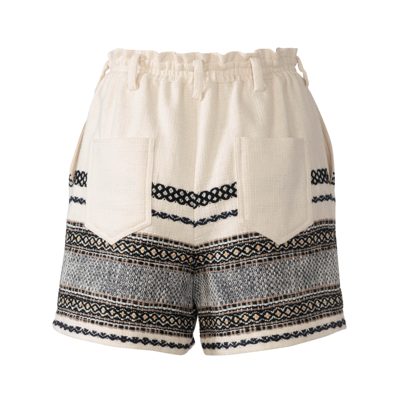 Patron Burda 6015 - Pantalon à taille élastique coupe cônique et Short