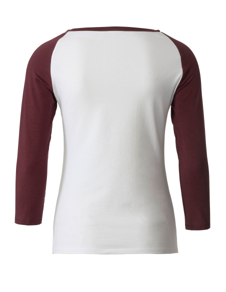 Patron Burda 6028 - T-shirts près du corps, manches raglan et encolure arrondie