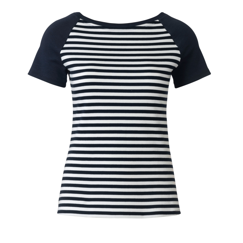 Patron Burda 6028 - T-shirts près du corps, manches raglan et encolure arrondie