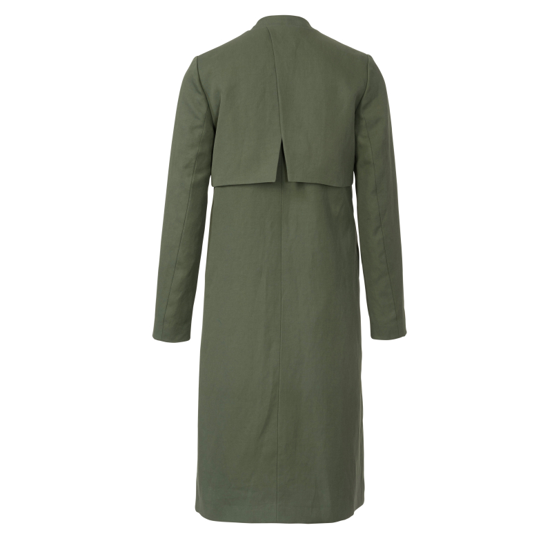 Patron Burda 6041 - Manteau et Veste avec bavolet et petit col montant