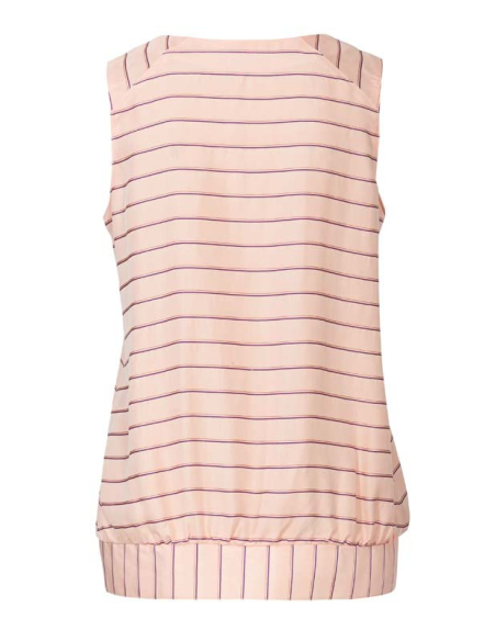 Patron Burda 6201 - Top trapèze femme col rond avec ou sans ceinture ruban